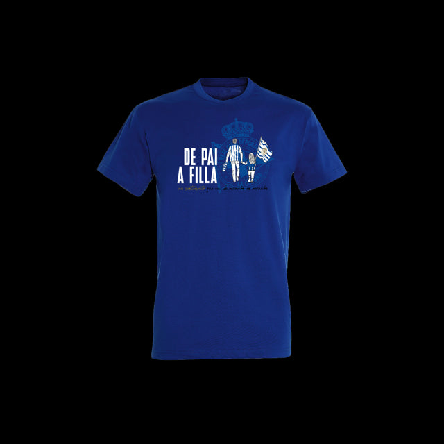 T-Shirts & Top_KID UNISEX_121531 CAMISETA PAI A FILLA AZUL JR DEPORTIVO_T-Shirt_AZUL - Photo