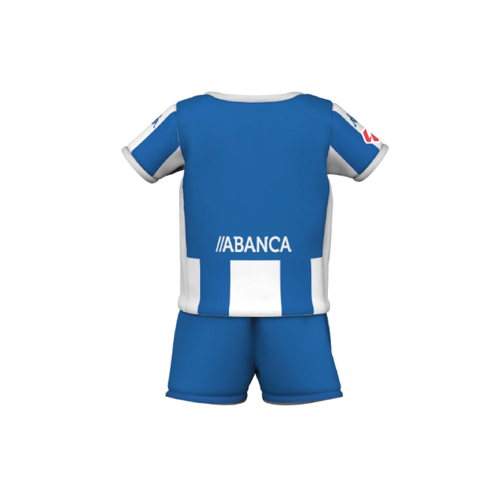Sets_KID UNISEX_KOMBAT BABY KIT DEPORTIVO_Shorts / T-Shirt_Blue-White-SPONSOR - DressedBack