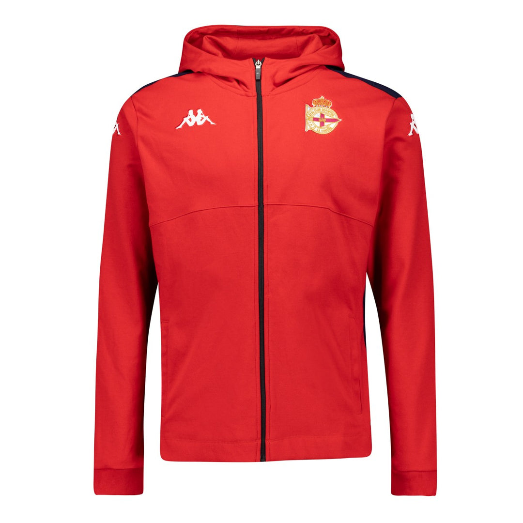 Fleece_MAN_ARUFEOD 8 DEPORTIVO_Jacket_Red Dk-Blue Dk - Photo