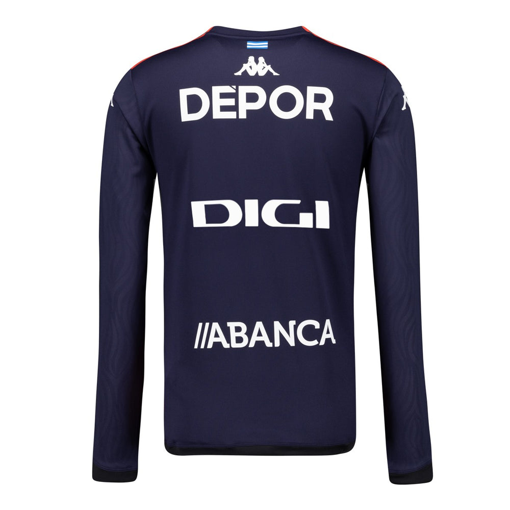 Fleece_MAN_ALDREN PRO 8 DEPORTIVO_Jumper_Blue Marine-Red DK-SPONSOR - DressedBack