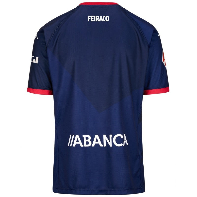 Active Jerseys_MAN_KOMBAT 2025 DEPORTIVO_Shirt_Blue Marine-Red DK-SPONSOR - DressedBack