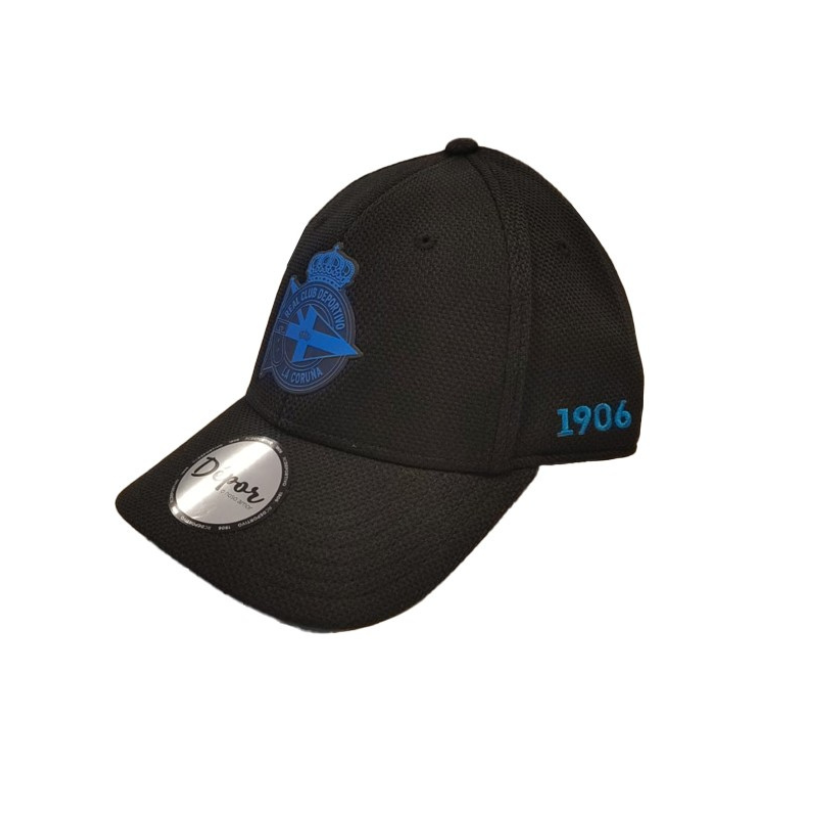 GORRA ESCUDO DEPORTIVO ADULTO - NEGRA