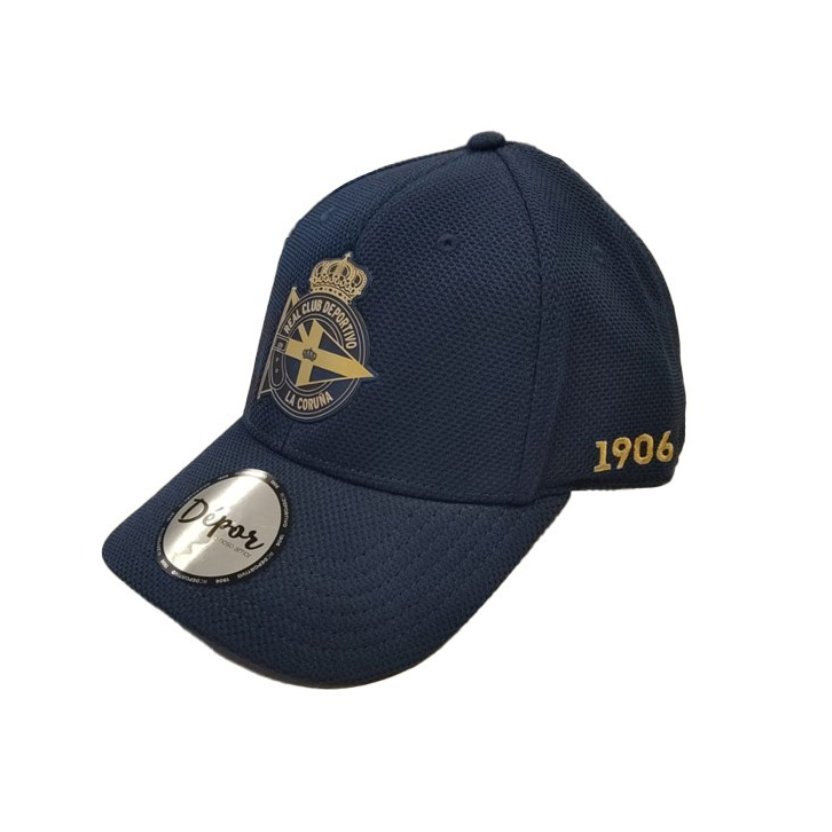 JUNIOR SPORTS SHIELD GOLDEN CAP - NAVY BLUE