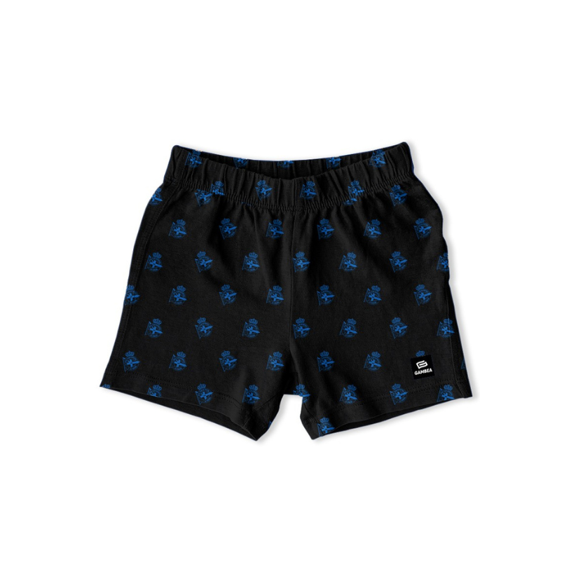 BOXER NEGRO ESCUDO DEPORTIVO - NEGRO