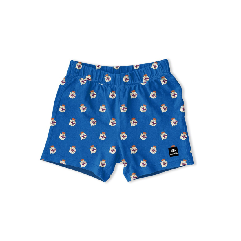 BOXER AZUL ESCUDO DEPORTIVO - AZUL