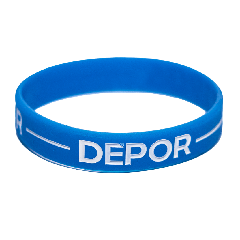 SPORTY RUBBER BRACELET 1906 - BLUE