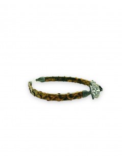pulsera-deportivo-de-la-coruña-escudo-plata-envejecida-torre-hércules-pulsera-reversible-efecto-piel-pitón