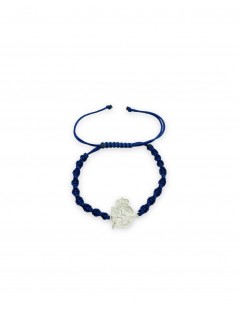 pulsera-deportivo-de-la-coruña-pulsera-nylon-azul-marino-escudo-dépor-plata-pulseras-adulto-unisex-regalo-original-reversible