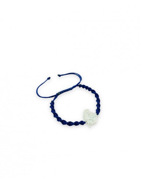 pulsera-deportivo-de-la-coruña-pulsera-nylon-azul-marino-escudo-dépor-plata-pulseras-adulto-unisex-regalo-original-reversible
