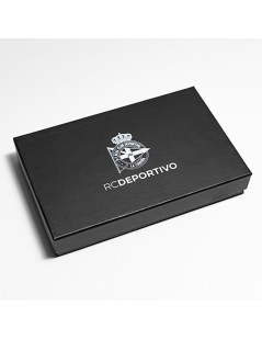 cartera-mujer-deportivo-de-la-coruña-monedero-elegante-señora-color-azul-grabado-escudo-dépor-caja-regalo