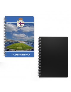 cuaderno-deportivo-de-la-coruña-cuaderno-efecto-optico-tamaño-a5-15x21-cm-cuadernos-papelería-depor-fondo-estadio-riazor