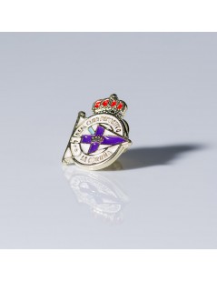 Pin-escudo-deportivo-de-la-coruña-pins-dorado-silueta-bandera-depor-colores