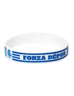 pulsera-goma-forza-dépor-pulsera-de-silicona-blanca-deportivo-de-la-coruña