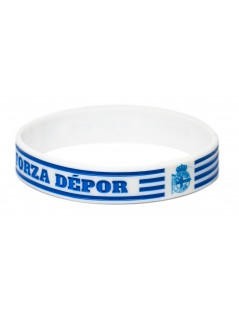 pulsera-goma-forza-dépor-pulsera-de-silicona-blanca-deportivo-de-la-coruña