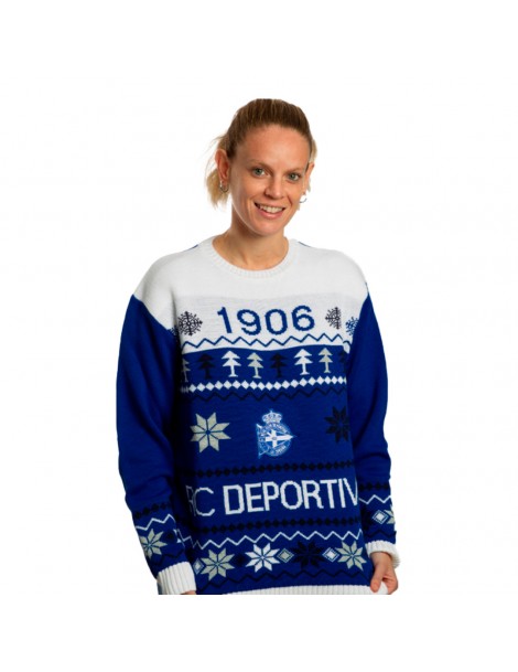 jersey-navidad-deportivo-de-la-coruña-jerseis-navideños-dépor-23-24-niño