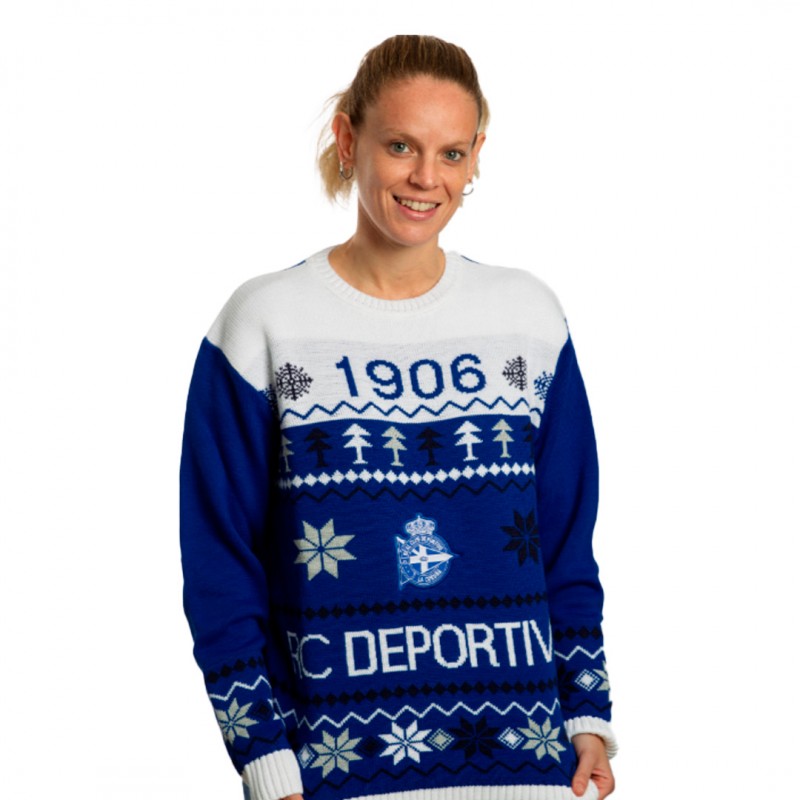 jersey-navidad-deportivo-de-la-coruña-jerseis-navideños-dépor-23-24-niño
