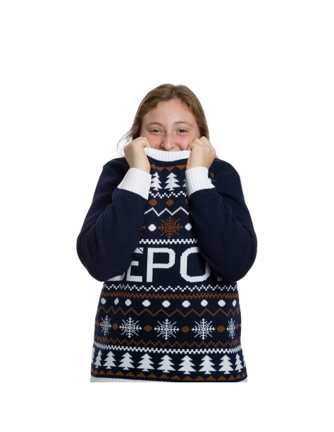 jersey-navidad-deportivo-de-la-coruña-jerséis-navideños-dépor-2023-kappa-jerséi-navidad-familia-unisex-niño
