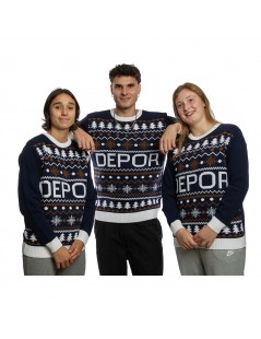 jersey-navidad-deportivo-de-la-coruña-jerséis-navideños-dépor-2023-kappa-jerséi-navidad-familia-unisex-niño