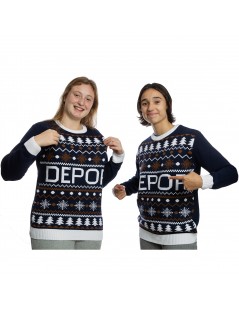jersey-navidad-deportivo-de-la-coruña-jerséis-navideños-dépor-2023-kappa-jerséi-navidad-familia-unisex-niño