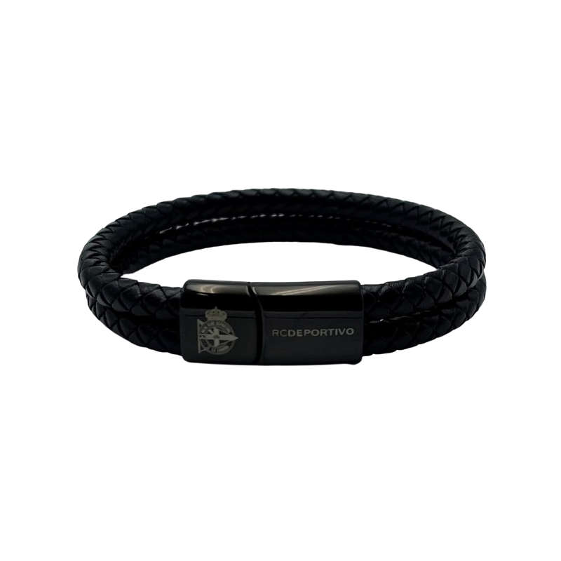 PULSERA DOBLE NEGRA RC...