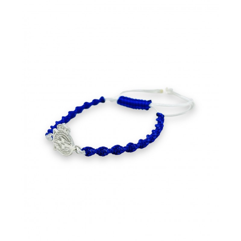 PULSERA DOBLE AZUL Y BLANCA...