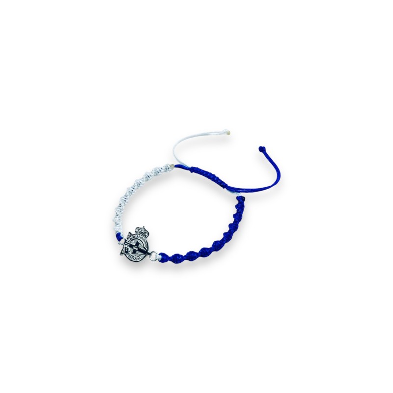 PULSERA BLANQUIAZUL PLATA...