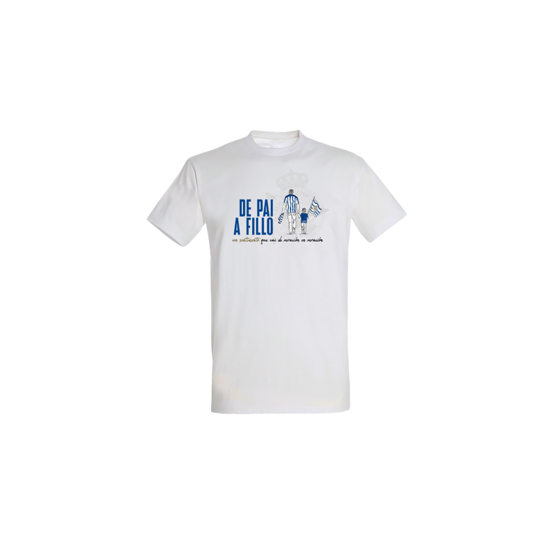 CAMISETA PAI A FILLO BLANCA...