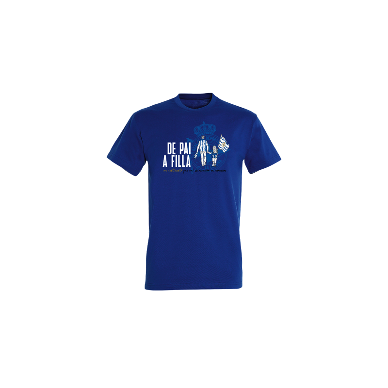 CAMISETA PAI A FILLA AZUL...