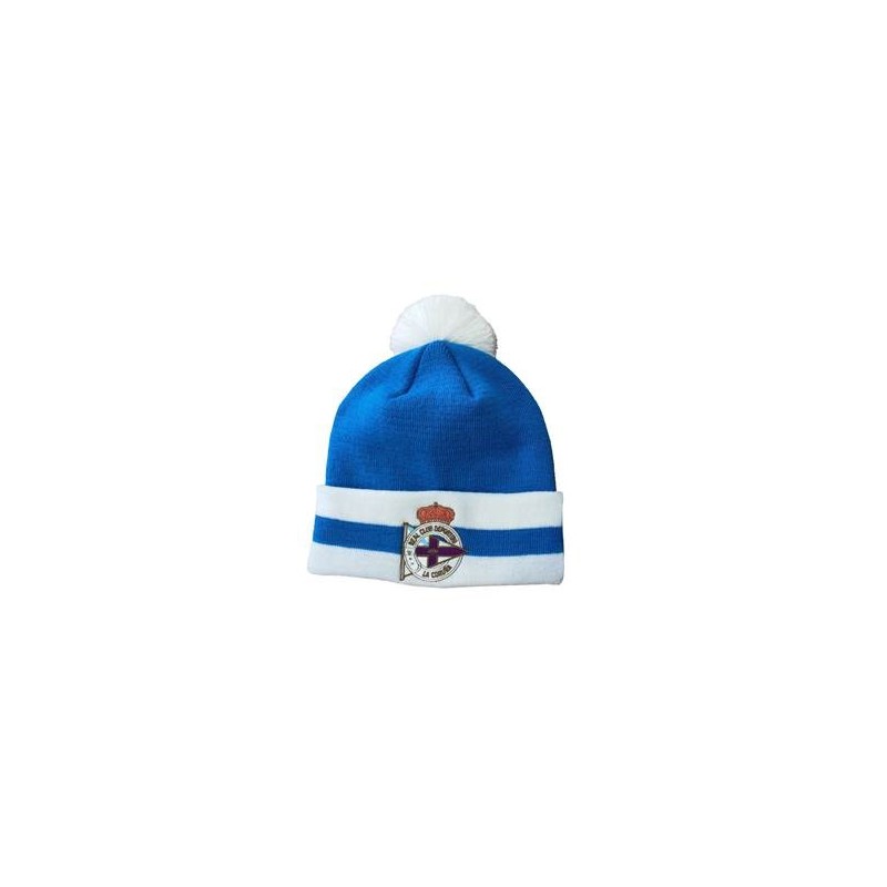 GORRO LANA BORLA Y FRANJA...
