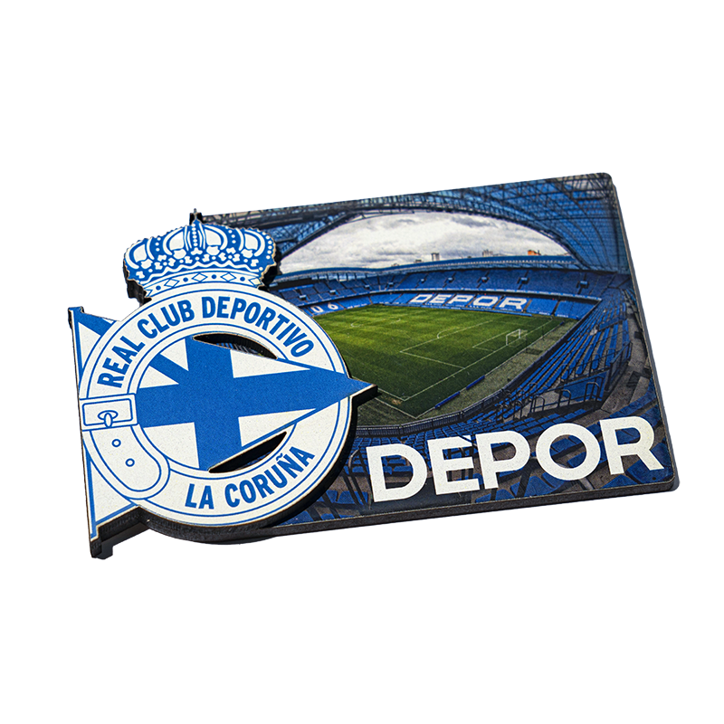IMÁN MADERA ESCUDO Y ESTADIO