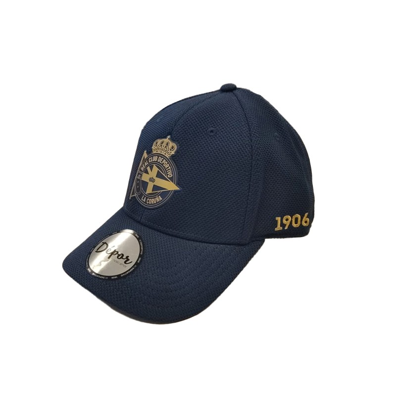 GORRA AZUL ESCUDO DORADO...