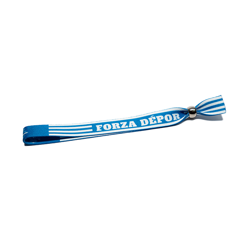 PULSERA TELA TEXTO FORZA...