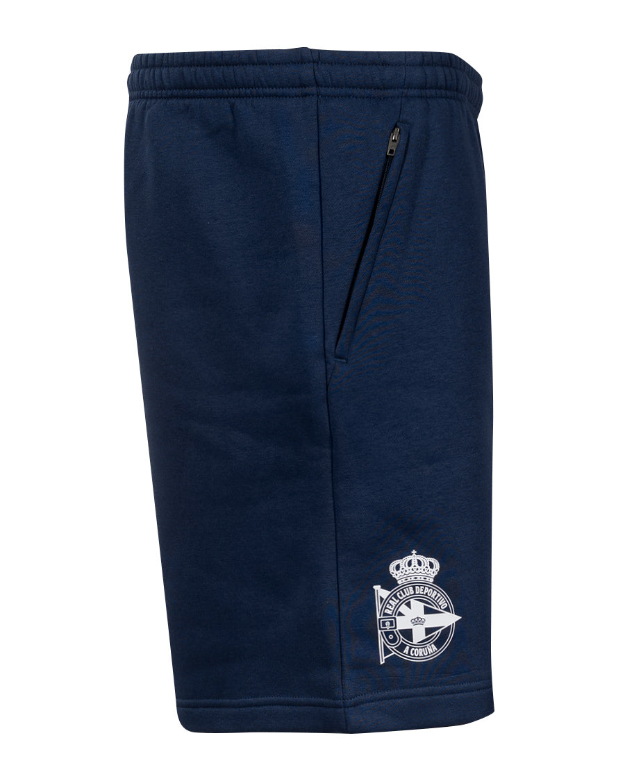 Bermuda Fanswear Algodón Midnight Navy-White Niño