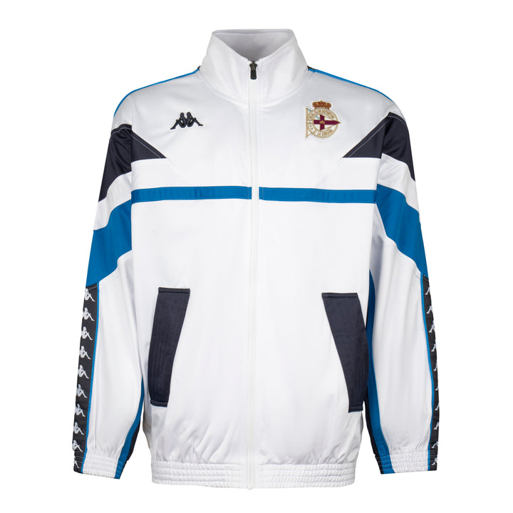 CHAQUETA RETRO FOSTERY BLANCA DEPORTIVO DE LA CORUÑA