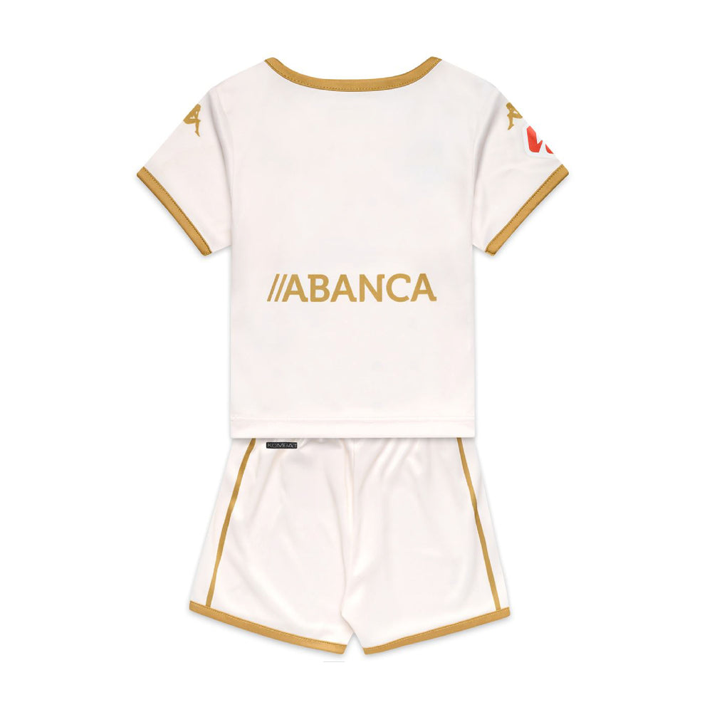Sets_BOY_KIT 2026 THIRD DEPORTIVO_Shorts / T-Shirt_White Antique-Azure-Gold-SPONSOR 1 - DressedBack