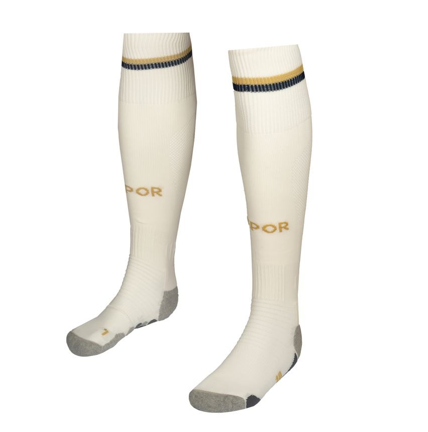 Socks_MAN_SPARK PRO DEPORTIVO 1PACK_Knee High Sock_White Antique-Blue Dk-Gold - Photo