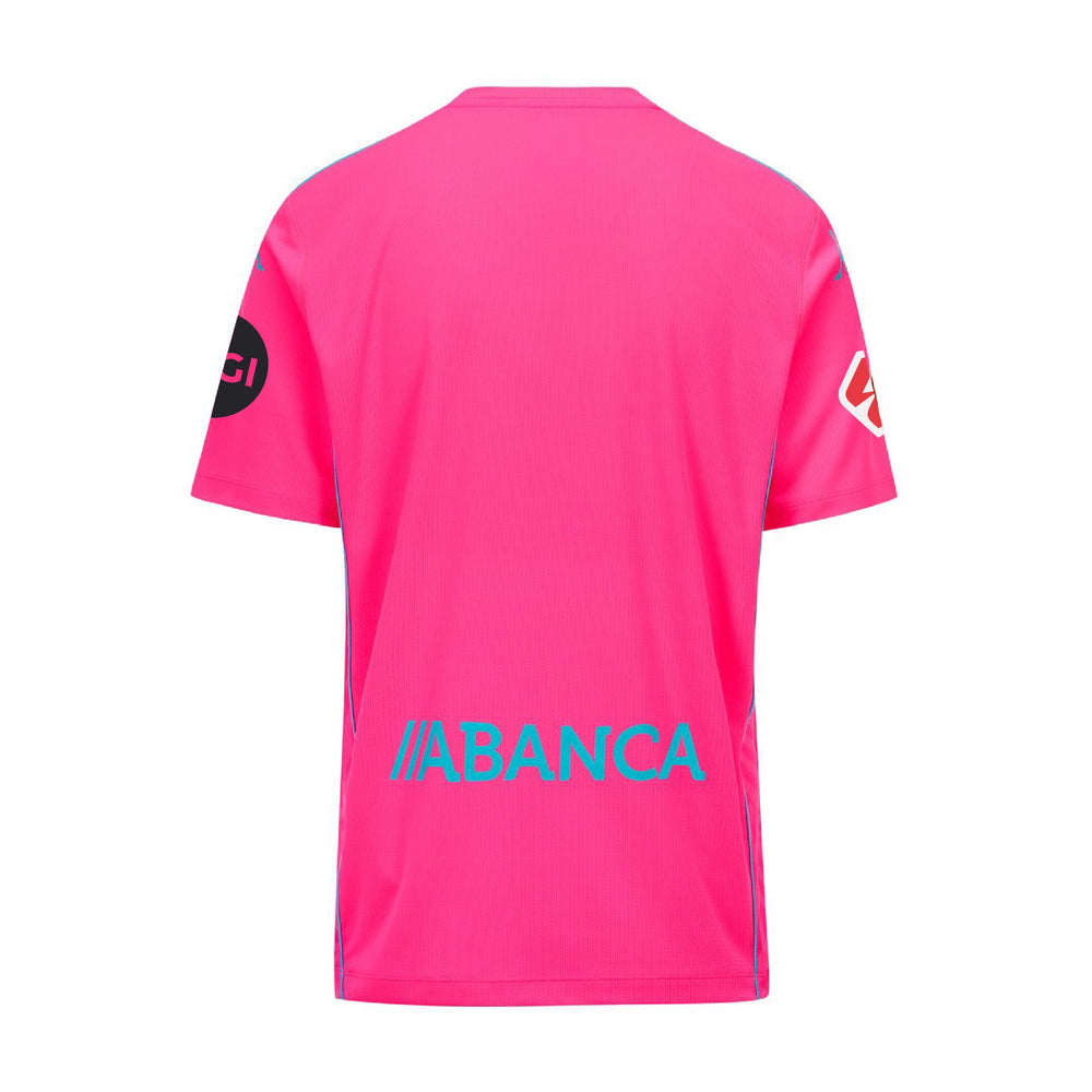 Active Jerseys_MAN_2026 GK DEPORTIVO_Shirt_Fuchsia Fluo-Turquoise-SPONSOR 1 - DressedBack