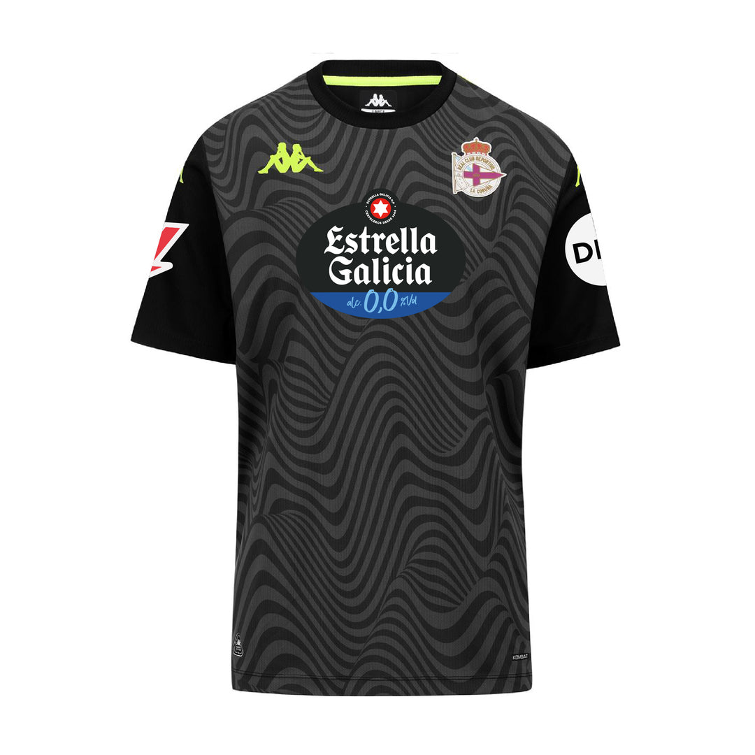 Active Jerseys_MAN_2026 GK DEPORTIVO_Shirt_Black-Yellow Neon-SPONSOR 1 - Photo