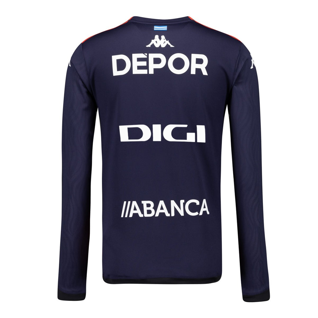 Fleece_MAN_ALDREN PRO 8 DEPORTIVO_Jumper_Blue Marine-Red DK-SPONSOR - DressedBack
