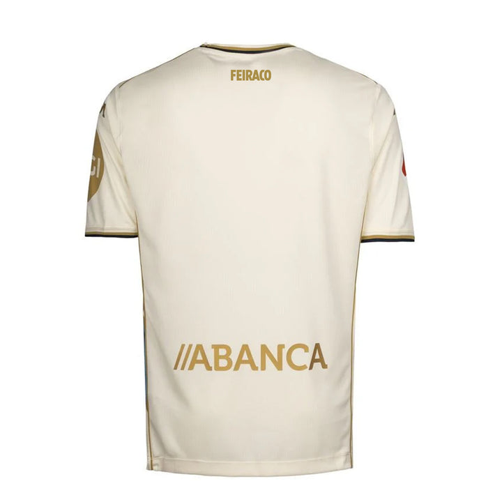 Active Jerseys_MAN_2026 THIRD DEPORTIVO_Shirt_White Antique-Azure-Gold-SPONSOR 2 - DressedSide