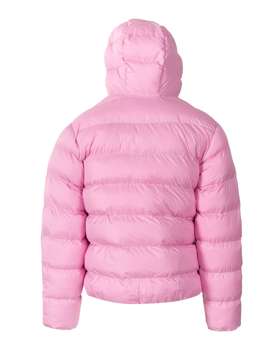 Pink Girls' Sportswear Puffer Coat