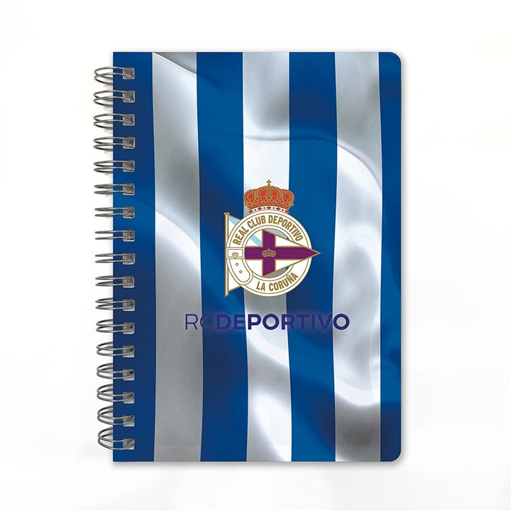 CUADERNO A6 DEPORTIVO BANDERA ONDEANDO 3D - Unico