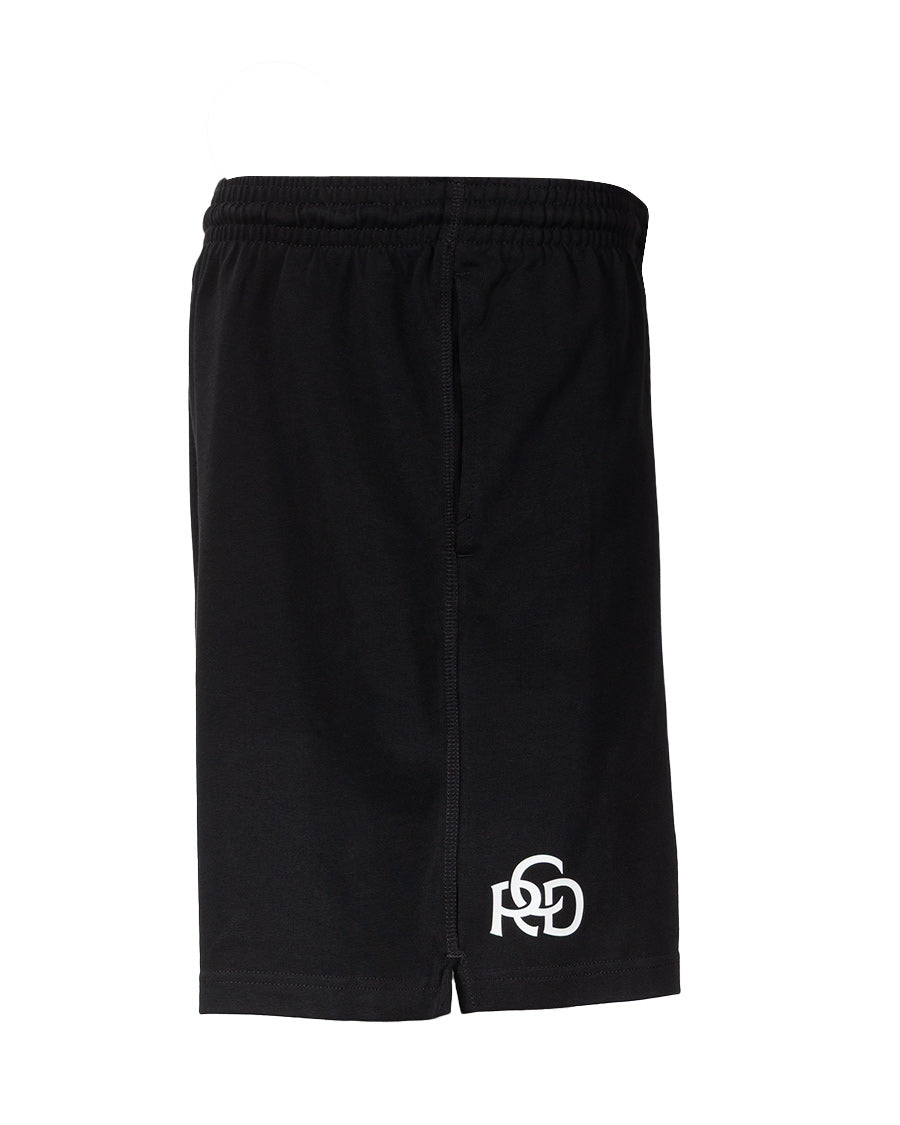 Black Club Knit Sport Shorts