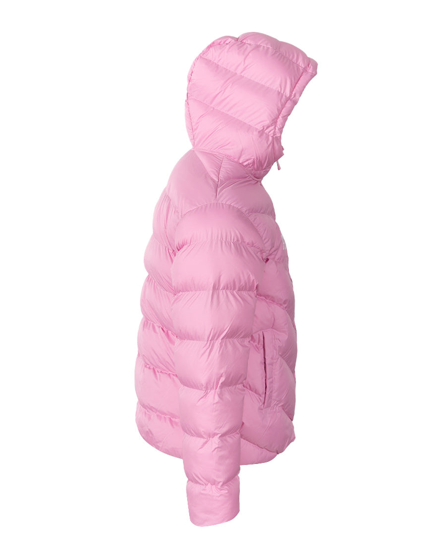 Pink Girls' Sportswear Puffer Coat