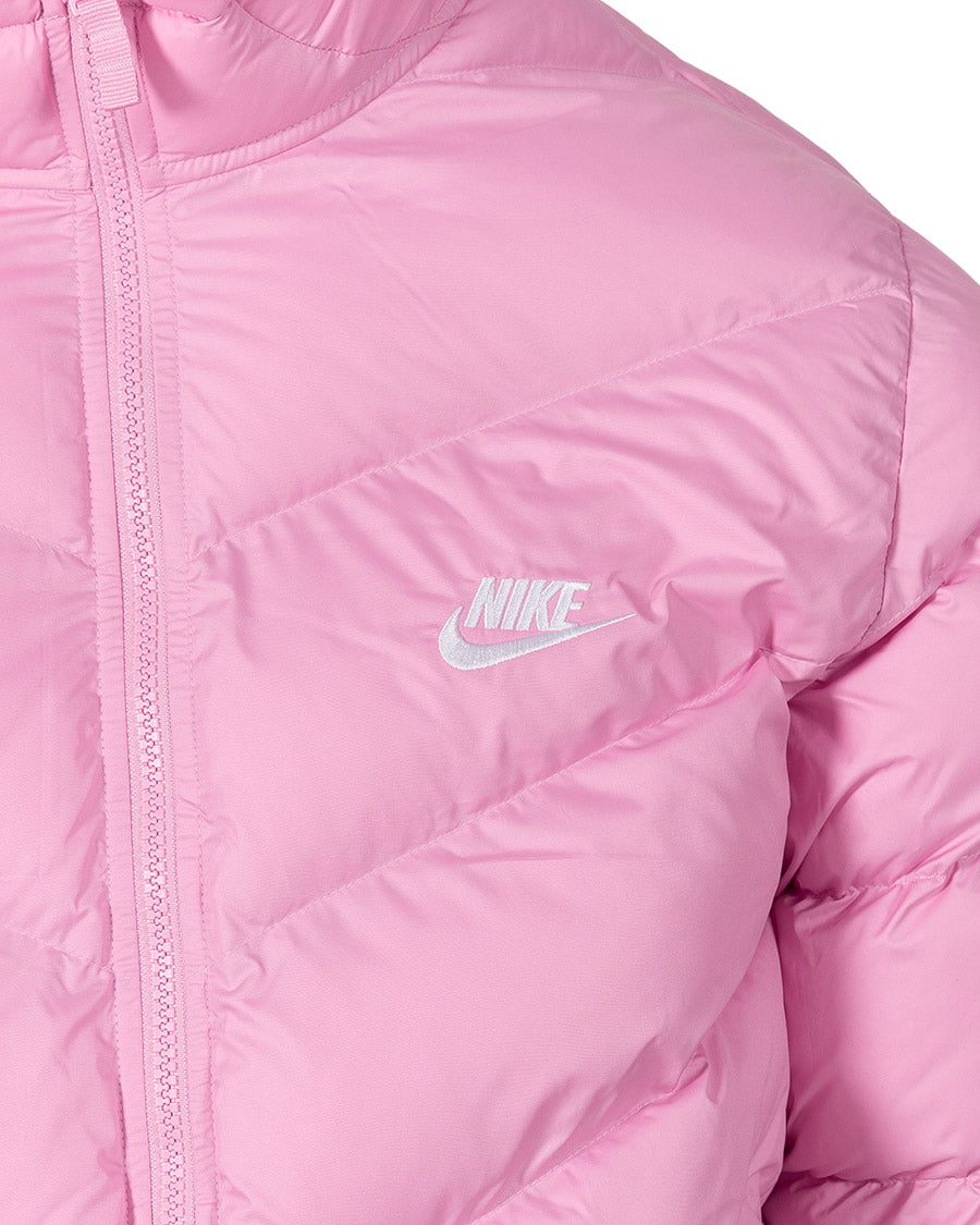 Pink Girls' Sportswear Puffer Coat