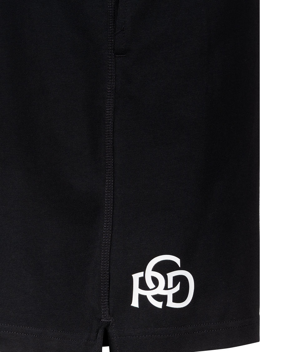 Black Club Knit Sport Shorts