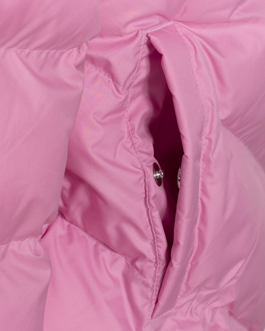 Pink Girls' Sportswear Puffer Coat