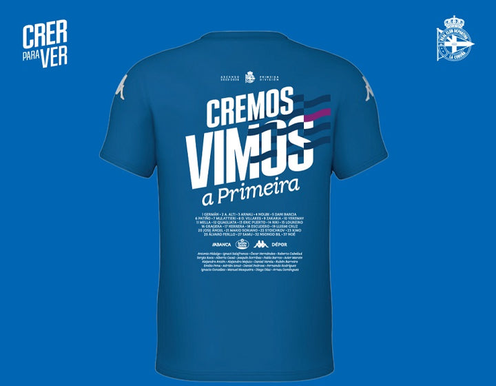 CAMISETA ASCENSO DEPORTIVO 2026 AZUL