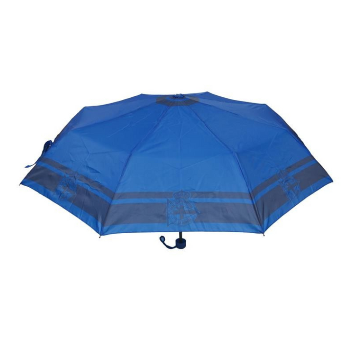 PARAGUAS PLEGABLE DEPORTIVO DE LA CORUÑA 48 CM - AZUL