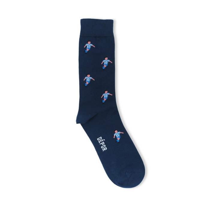 CALCETINES COPA DEL REY 95 DEPORTIVO DE LA CORUÑA - AZUL MARINO